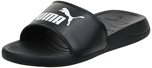 PUMA Popcat 20, Zapatos de Playa y Piscina, para Unisex adulto, Negro (Puma Black-Puma White), 43 EU