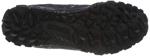 Regatta edgepoint III' Waterproof Walking Shoes, Zapatillas de Senderismo Hombre, Azul (Navy/Burnt Umbre Qfd), 44 EU