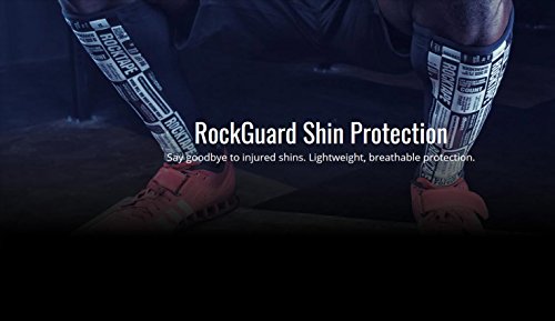 Rock Tape Rock Guards – Espinilleras, unisex, color negro, tamaño small