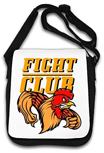 Rooster Smoking Fight Club Funny Cartoon Graphic Bolsa de Hombro