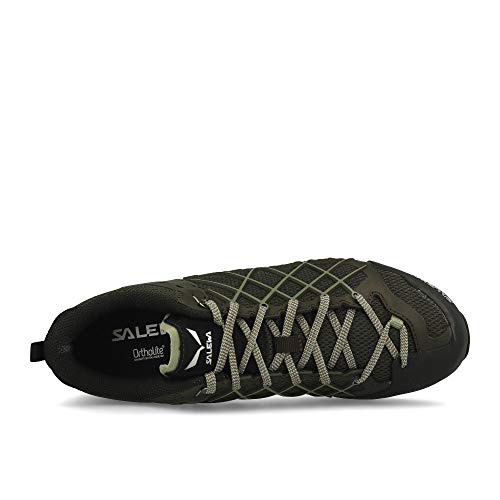 Salewa MS Wildfire Zapatos de Senderismo, Black Olive/Siberia, 42 EU