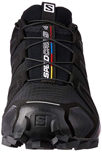 Salomon Speedcross 4, Zapatos de Trail Running Mujer, Black/Black/Black Metallic, 40 EU