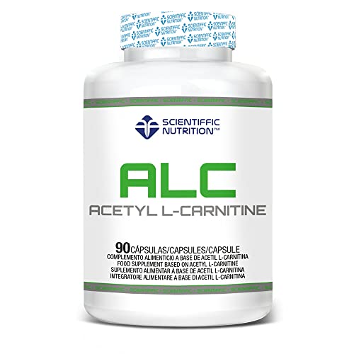 Scientiffic Nutrition - ALC 500mg, Suplemento de Acetil L-Carnitina, Quemagrasas Potente para Perder Peso y Aumentar tu Energía, Fat Burner - 90 cápsulas