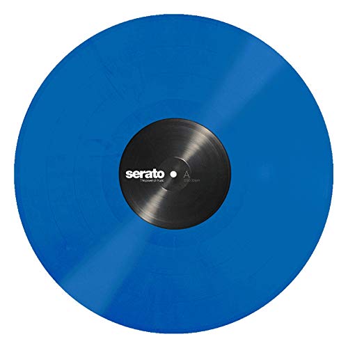 Serato SCV-PS-BLUE-2 - Plato de vinilo para tocadiscos (2 unidades, 12"), color azul
