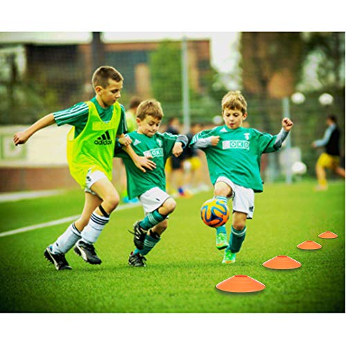 SHUIBIAN 20PCS Conos de Entrenamiento de Fútbol Plástico para Deporte de Soccer Ball ，Conos de Entrenamiento - Conos de fútbol - Conos de Entrenamiento