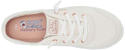 Skechers Bobs B Cute, Zapatillas Mujer, White Canvas, 35.5 EU