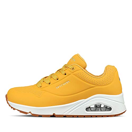 Skechers Uno Stand on Air, Zapatillas Mujer, Yellow, 37 EU