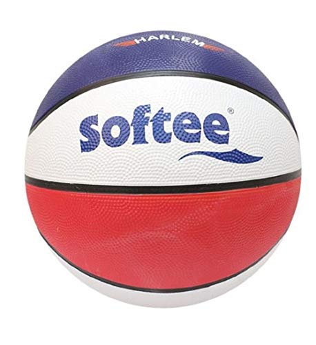 Softee Equipment Balon de Baloncesto Tricolor Harlem Talla 7, Cranberry, Extra Large
