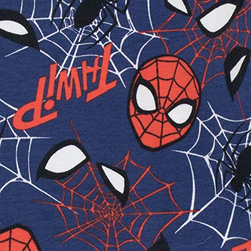 Spiderman Pijamas de Manga Larga para Niños Ajuste Ceñido El Hombre Araña Azul 3-4 Años