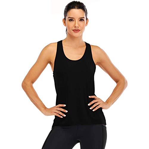 Superora Mujer Camisas sin Mangas Deportivas Camisetas Fitness Yoga Tops Deportes Espalda Abierta