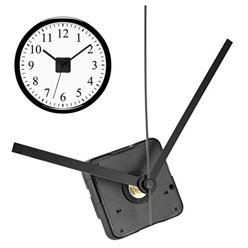 SUPVOX Movimiento silencioso del Reloj Mecanismo de Reloj de Pared DIY práctico Mano de Reloj Recta Negra de 3.3/4.5/5.5 Pulgadas para reemplazo de Reloj DIY