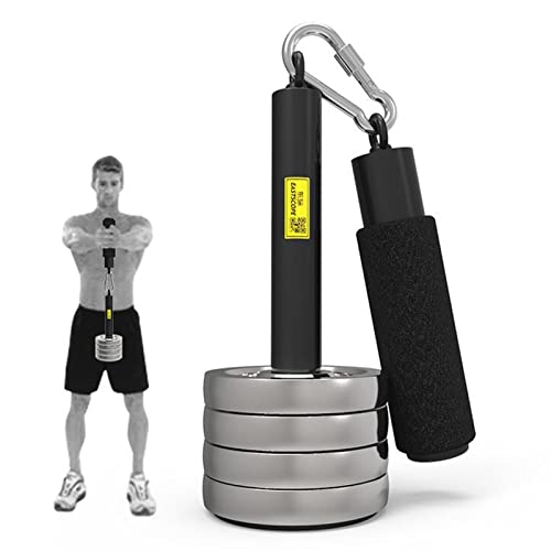 SXTYMV Ejercitador de agarre de rodillo para muñeca y antebrazo con brazo de entrenamiento de fuerza muscular para hombro, dispositivo de agarre de martillo, con mancuernas de 20 x 15 cm
