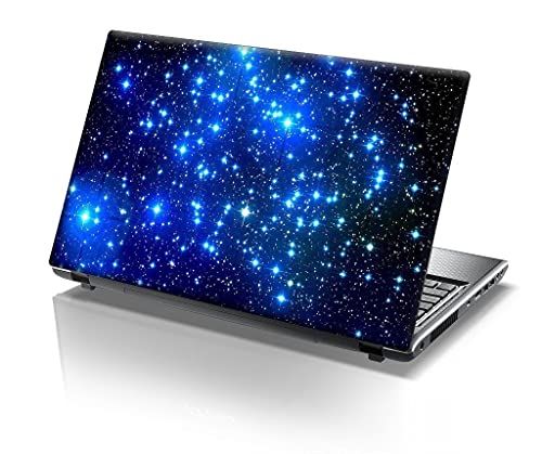 TaylorHe Laptop Skin Pegatina de vinilo Adhesivo para Portátiles 15,6" 15" (38cm x 25.5cm) Productos de Gran Bretaña estrellas azules