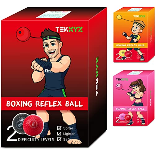 TEKXYZ Pelota De Reflejos De Boxeo Contendiente RN Boxing Reflex Ball Contender BR