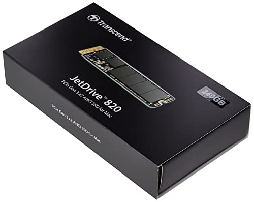 Transcend JetDrive 820 - Kit de disco duro sólido interno SSD 240 GB para Mac