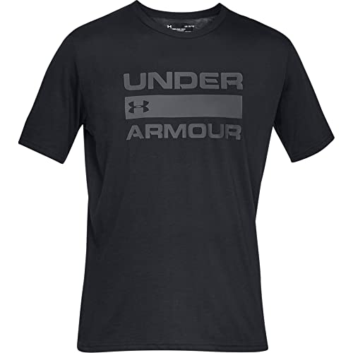 Under Armour UA TEAM ISSUE WORDMARK, Camiseta Hombre, Negro (Black / Rhino Gray) , L