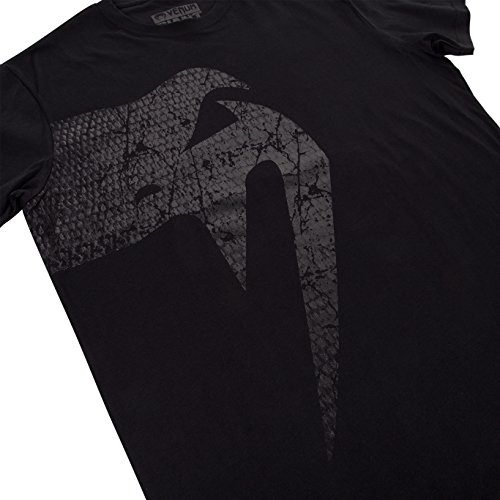 Venum Giant Camiseta, Hombre, Negro Mate/Negro, L