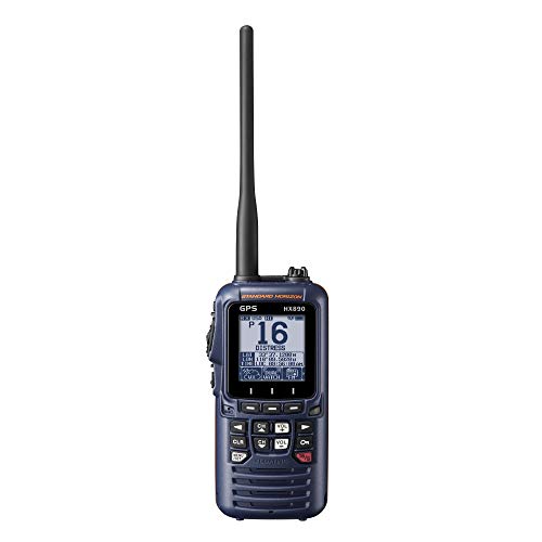 VHF Portátil STANDARD HORIZON HX890E Navy impermeable y flotante + GPS integrado