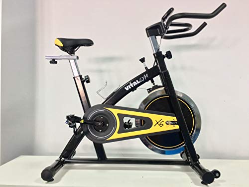VITAL GYM X6 Bicicleta de Spinning, Adultos Unisex, Multicolor, Talla Única
