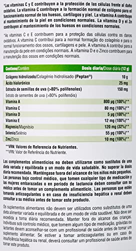 Vitanatur - Collagen Antiox, Complemento Alimenticio con ingredientes que poseen Acción Antioxidante y adecuados para la Nutrición Articular, Sabor Frutos Rojos - Pack 2 Botes x 360 g