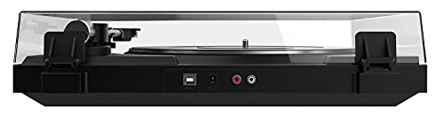 Wiibo - Lyra 100 - Plato Giradiscos de Vinilo con Previo Phono y Cápsula Audio Technica - Ideal para la Reproducción Analógica y Realizar la Conversión Digital - Medidas: 39,8x35,9x9,1 cm