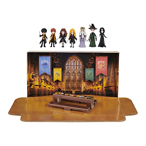 Wizarding World Harry Potter-Juego de 7 Figuras coleccionables y Caja de Regalo, Color no se Puede aplicar. (Spin Master 6062280)