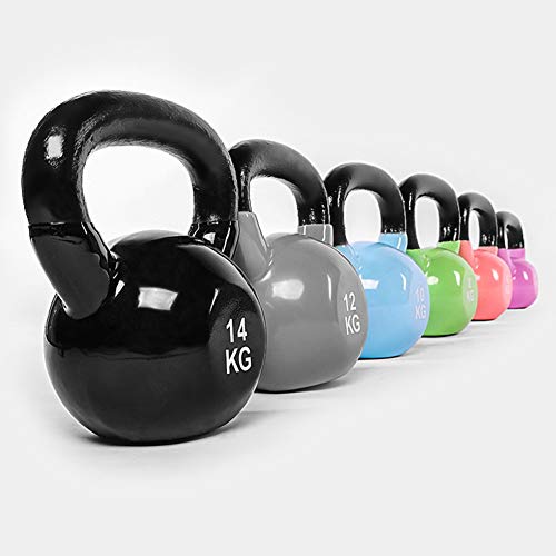 WJJ Pesa Rusa Pesa Rusa 8kg Kettlebell Fitness Fitness Home Dumbbell Hip Lift Men's Squat Training Brazo Kettlebell Equipment (Size : 12KG)