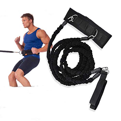 YNXing Cuerda de entrenamiento de látex, elástica, para piernas y cintura, ideal para parques al aire libre, cancha de baloncesto, 2 o 3 m de longitud, 2m