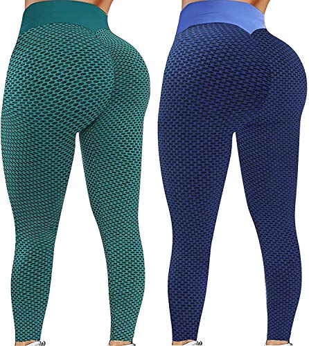 YOGALULU Leggings Push Up Mujer Deporte Elásticos Mallas Pantalones de Yoga Levantamiento de Cadera Leggins con Bolsillos para Yoga Running Fitness