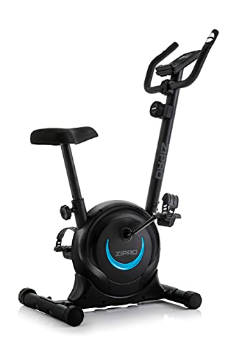 ZIPRO Bicicleta estática para Casa ONE S, entrenador eliptico, LCD Pantalla, sensores de pulso, ajuste de resistencia, 110kg