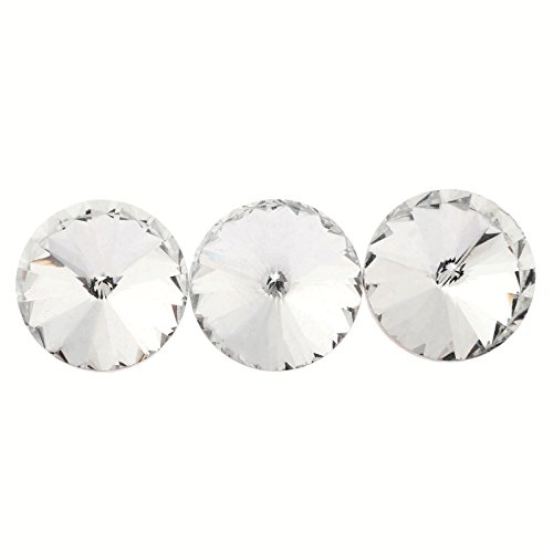 10 botones de cristal de diamante para tapicería, decoración de pared, 16 mm de diámetro