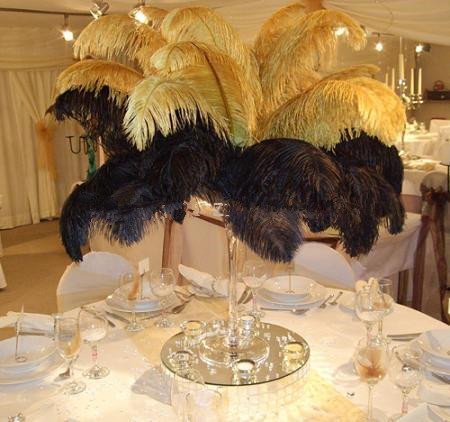 10 plumas de avestruz Sowder de 30 a 35 cm para la decoración de bodas en casa