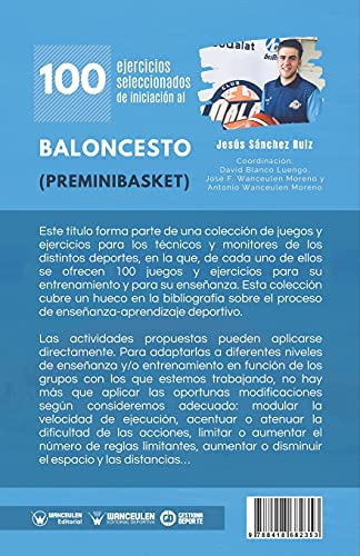 100 Ejercicios y juegos seleccionados de Iniciación al Baloncesto (Preminibasket)