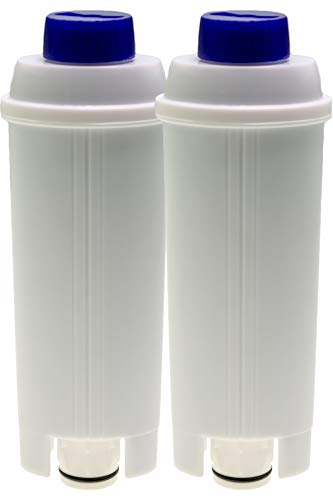 2 filtros de agua compatibles con cafeteras automáticas DeLonghi Autentica ECAM23 Dedica Dinamica Eletta ESAM6720 Maestosa Perfecta PrimaDonna Magnifica S, similar a DLSC002 (14465).