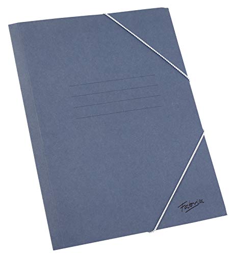 25 Carpetas Clasicas Tamaño Folio con Solapa Color Azul