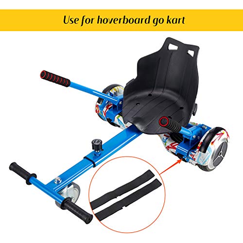 4 Piezas Correas Ajustables de Hoverboard Cable de Hoverboard de Sujeción de Gancho y Bucle Correas de Reemplazo de Hoverboard para Accesorios de Kart Scooter de Auto Equilibrio