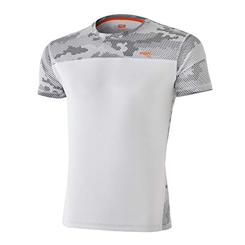42K Running - Camiseta técnica 42K MIMET Hombre White Hexagon XS