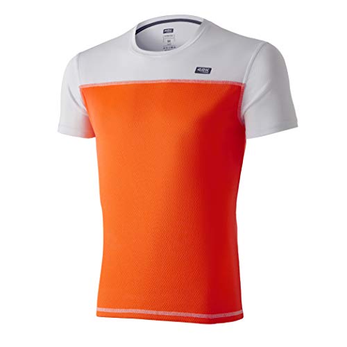 42K Running - Camiseta técnica 42K SYRUSS Hombre Fluor Orange XS
