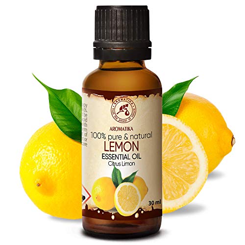 Aceite Esencial De Limón 30ml - Citrus Limon - Aromaterapia - En Su Casa - Aceites Esenciales - Aceite De Limón 100% Puro & Natural Para - El Cuidado Del Cuerpo - De Las Uñas - Relajación - Buen Humor