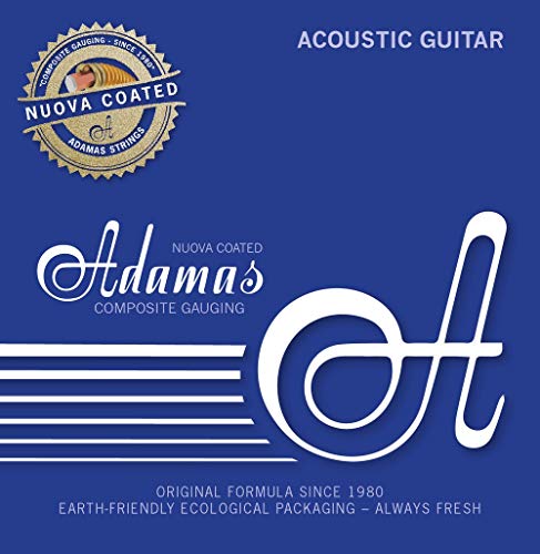 Adamas Cuerdas para Guitarra Acústica Nuova Cuerdas Sueltas de Acero con Recubrimiento .010"/0,25mm