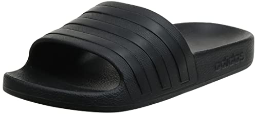 adidas Adilette Aqua F35550, Zapatos de Playa y Piscina Unisex Adulto, Core Black Core Black Core Black, 44.5 EU