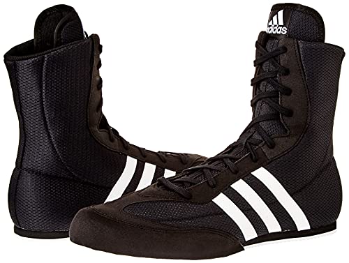 adidas Box Hog 2, Boxing Shoe Hombre, Core Black/Footwear White/Core Black, 42 2/3 EU