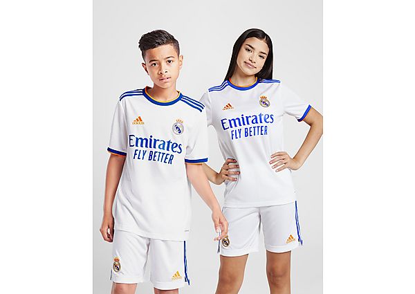 adidas camiseta Real Madrid 2021/22 1. ª equipación júnior, White