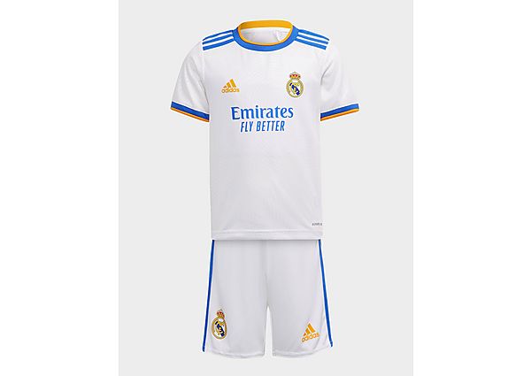 adidas conjunto Real Madrid 2021/22 1. ª equipación infantil, White