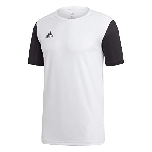 adidas ESTRO 19 JSY Camiseta de Manga Corta, Niños, Blanco, XL
