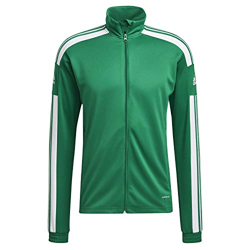 adidas GP6447 SQ21 PRE JKT Jacket Mens Team Green/White XL