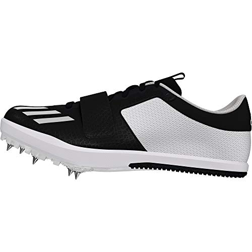 adidas Jumpstar, Zapatillas de Atletismo Hombre, Negro (Negbás/Ftwbla/Ftwbla 000), 45 1/3 EU