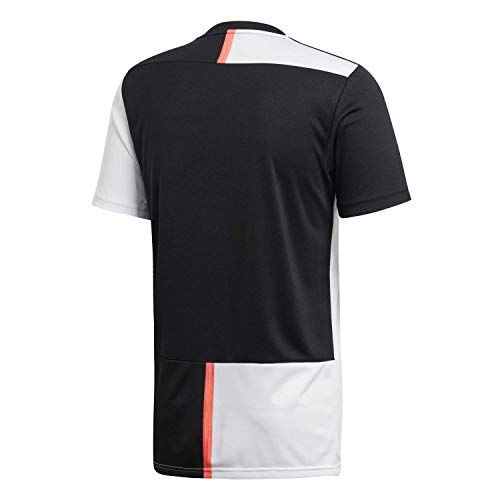 adidas Juventus Home JSY Camiseta de Manga Corta, Hombre, Negro (Black/White), L