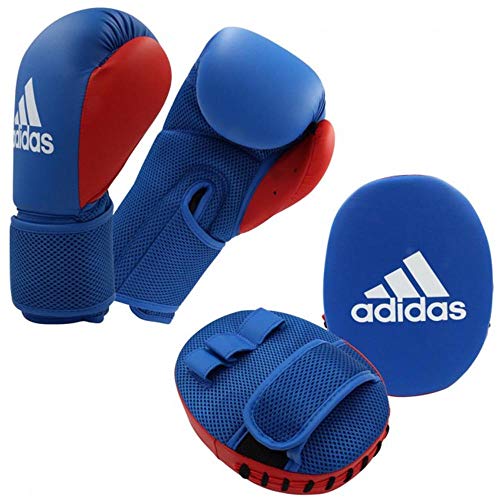 adidas Kids Boxing Kit 2 Juego, Unisex niños, Azul/Rojo, Extra-Small