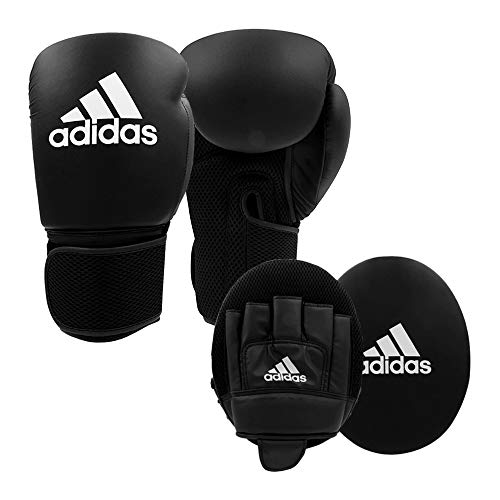 adidas Kit de entrenamiento de boxeo en casa – par de guantes y guantes 2 piezas para adultos y niños